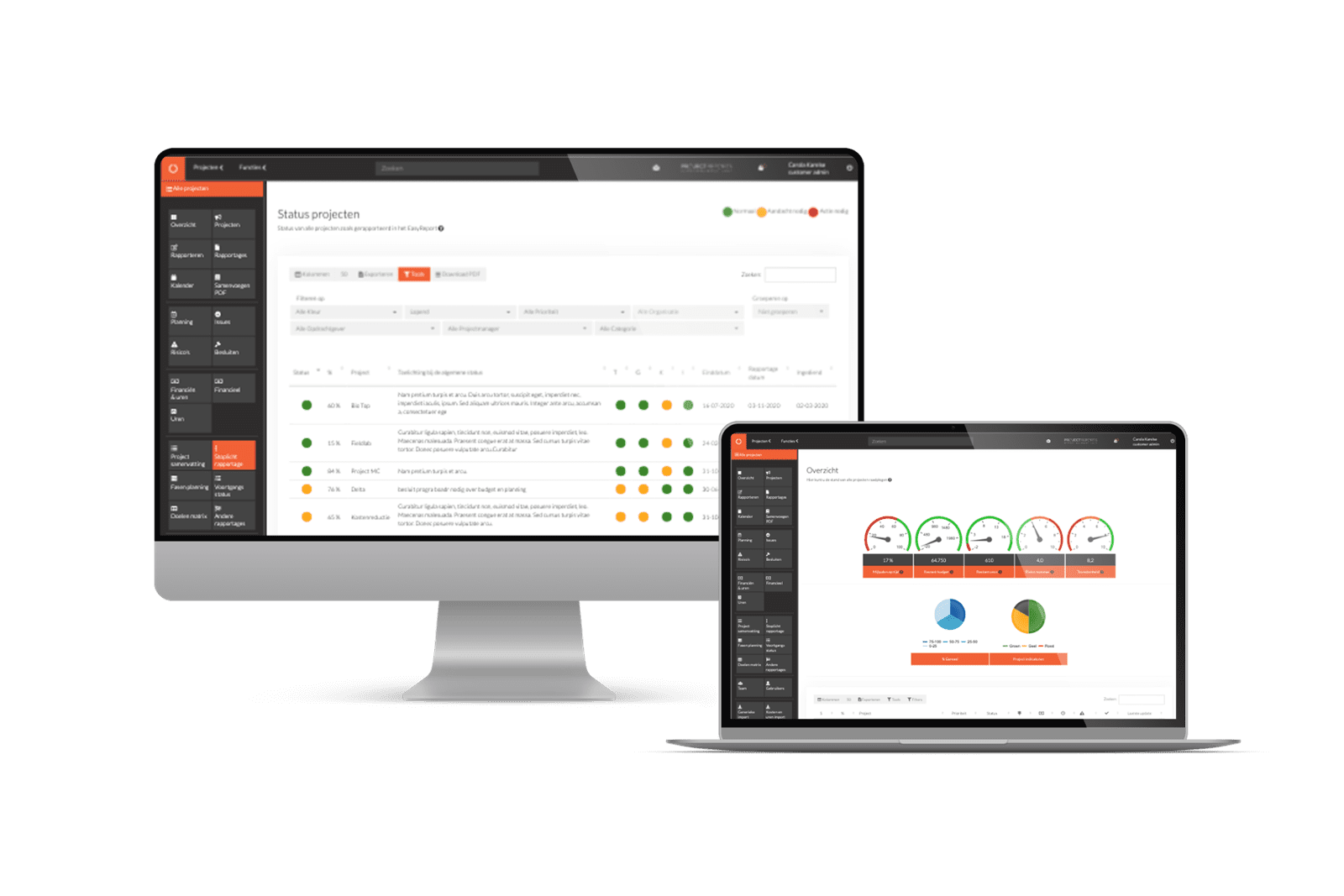 ProjectReports dashboard
